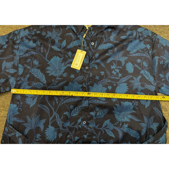 Tucker Collared Dress Navy Duth Wallflower in Light Weight Cotton Size Large NWT - Picture 4 of 8